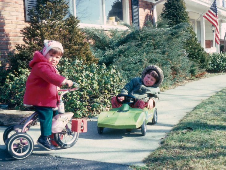  almost involved in two-vehicle crash, spring 1976